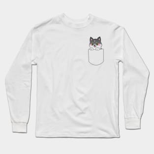 Puppy Torgal in a Pocket | FFXVI Final Fantasy 16 | Light Colors Long Sleeve T-Shirt